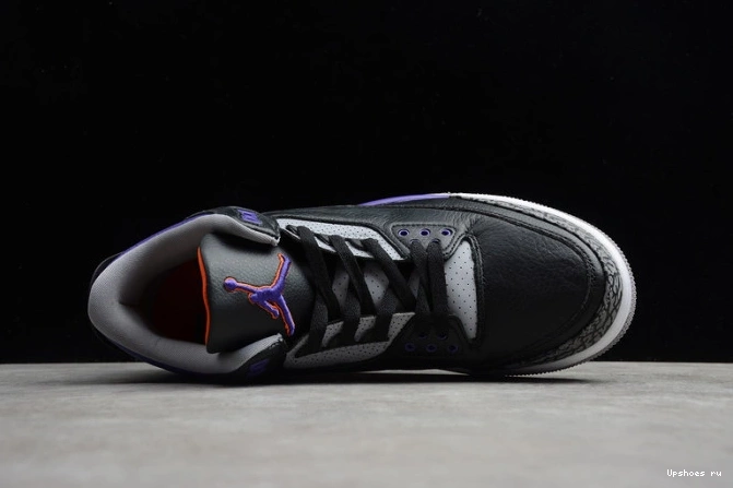 Black CT8532-050 3 Purple Air Jordan Court Retro 0226